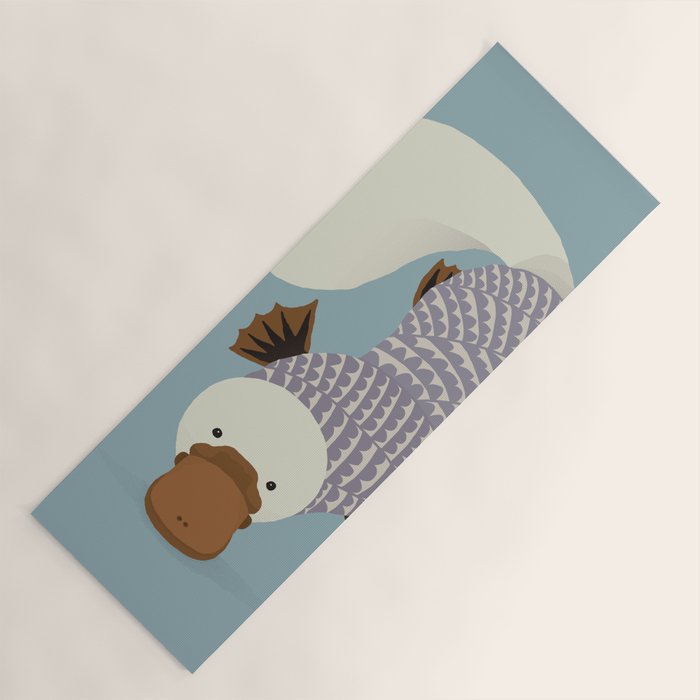 Whimsical Platypus Yoga Mat Gallery Image 1