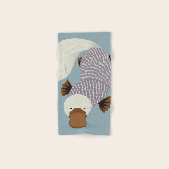 Whimsical Platypus Bath Towel Gallery Image 1