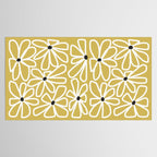 Daisy chain - yellow Tablecloth Gallery Image 2