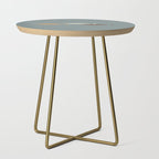 Fish Trio - Minimalist Mid-Century Slate Blue Orange Brown Cream Side Table Gallery Image 1