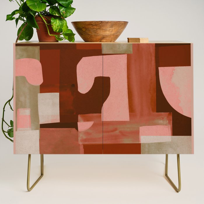 Geometric Collage 11 Credenza Gallery Image 1