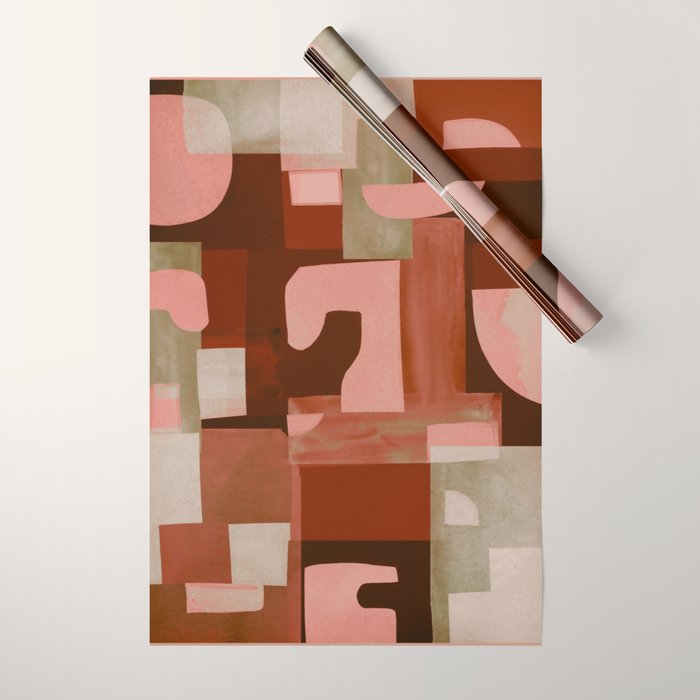Geometric Collage 11 Wrapping Paper Gallery Image 1