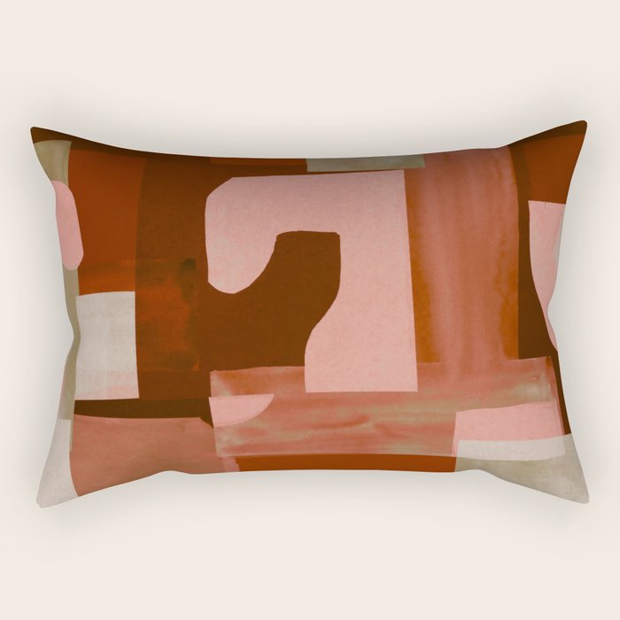Geometric Collage 11 Rectangular Pillow Gallery Image 1