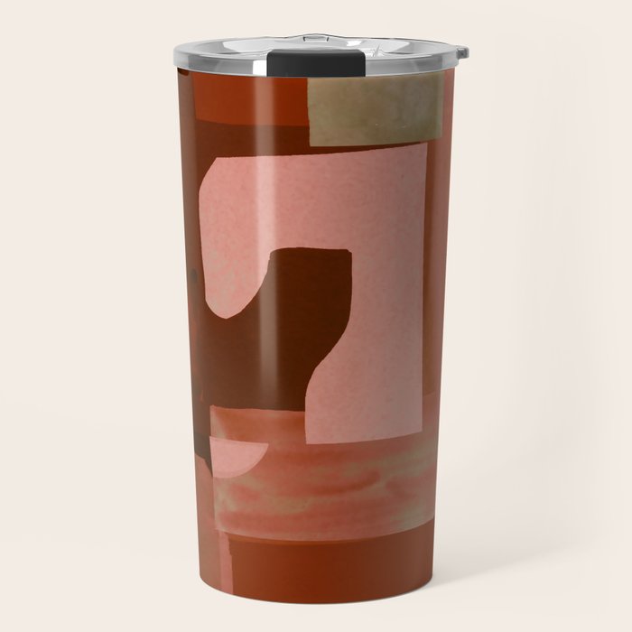 Geometric Collage 11 Travel Mug Gallery Image 1