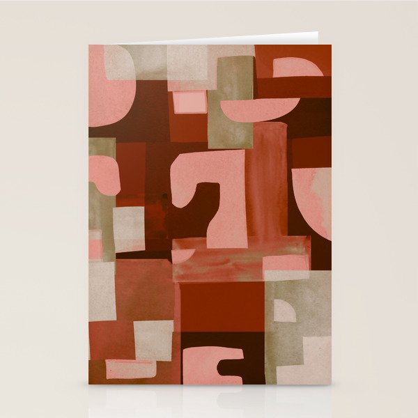 Geometric Collage 11 Stationery Card Gallery Image 2