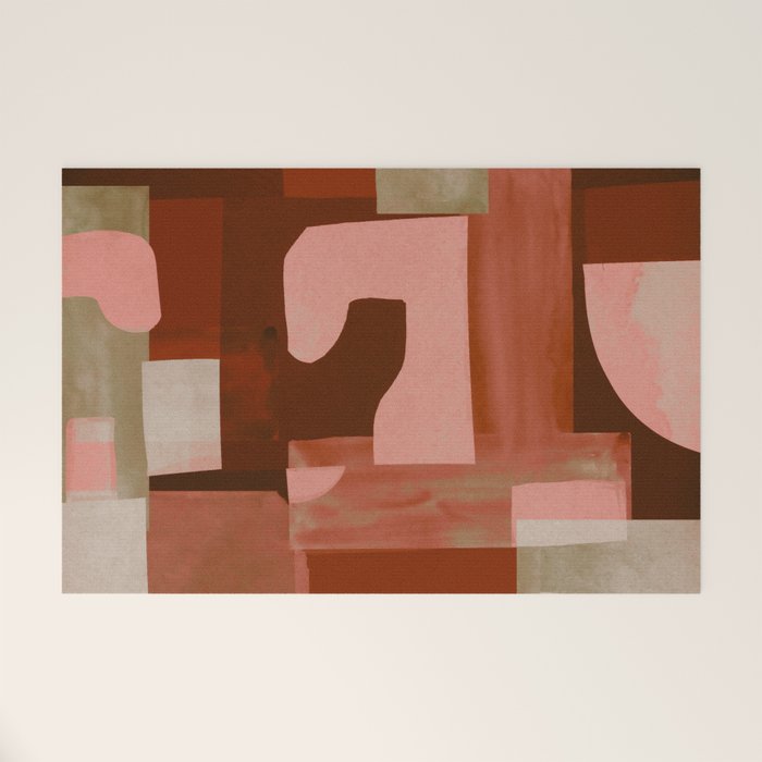 Geometric Collage 11 Welcome Mat Gallery Image 1