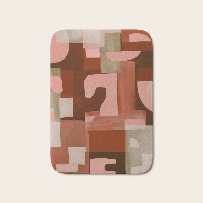 Geometric Collage 11 Bath Mat Gallery Image 1