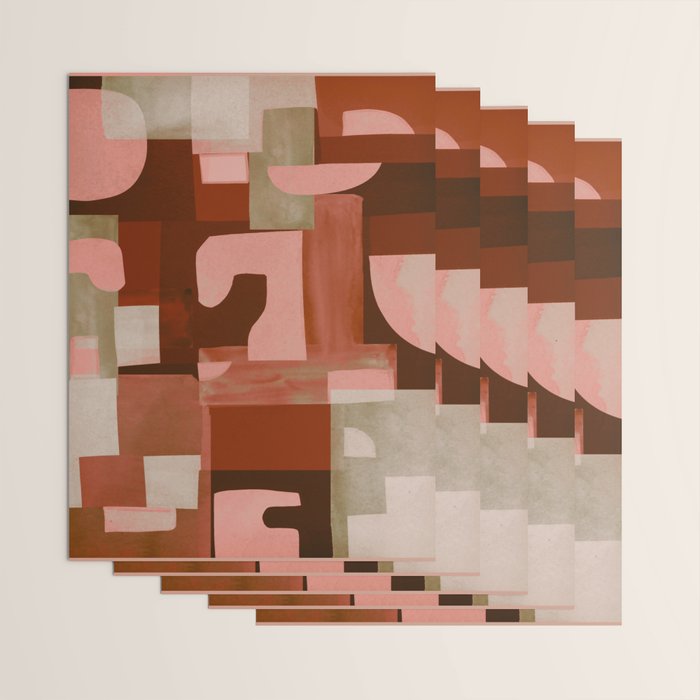 Geometric Collage 11 Wrapping Paper Gallery Image 3