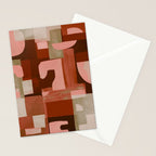 Geometric Collage 11 Stationery Card Gallery Image 2