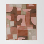 Geometric Collage 11 Throw Blanket Gallery Image 2