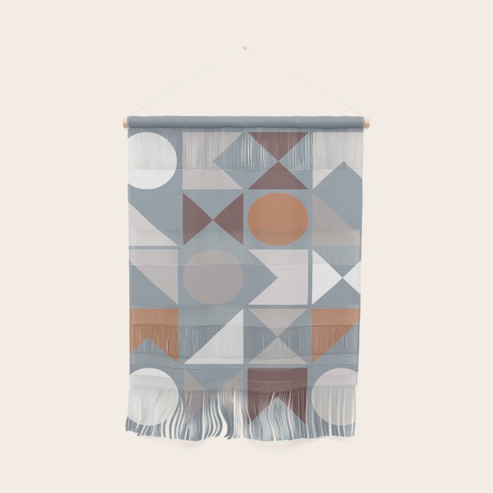 Mid Century Modern Geometric 17 Wall Hanging Gallery Image 1
