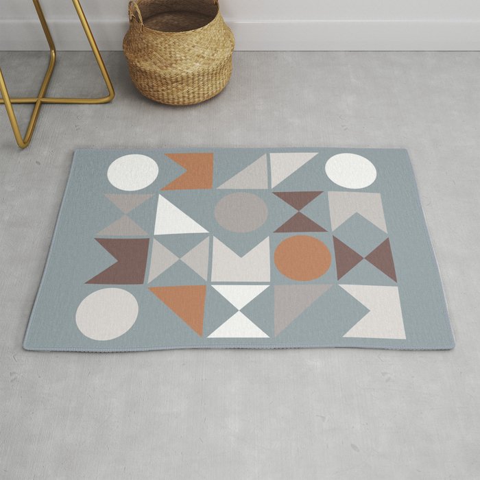 Mid Century Modern Geometric 17 Rug Gallery Image 1