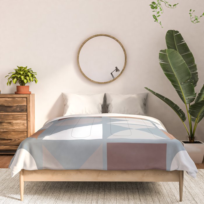 Mid Century Modern Geometric 17 Comforter Gallery Image 3