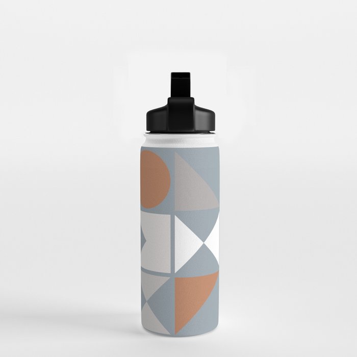 Mid Century Modern Geometric 17 Water Bottle Gallery Image 2