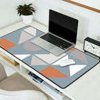 Mid Century Modern Geometric 17 Desk Mat Gallery Image 2