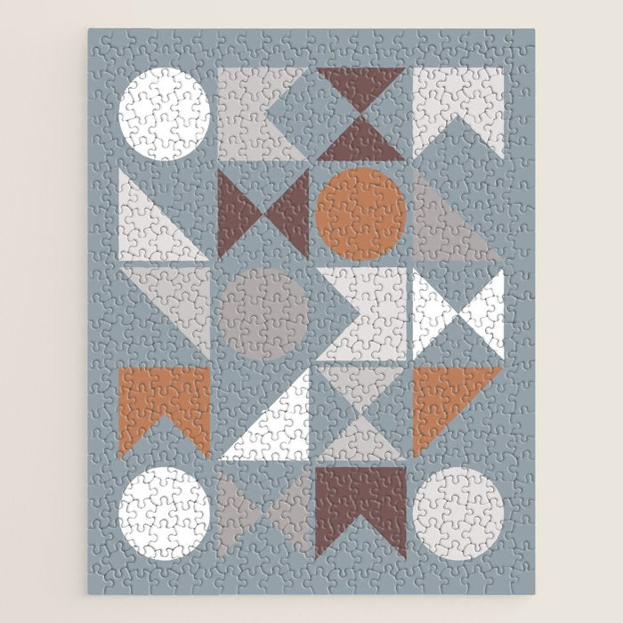Mid Century Modern Geometric 17 Jigsaw Puzzle Gallery Image 1