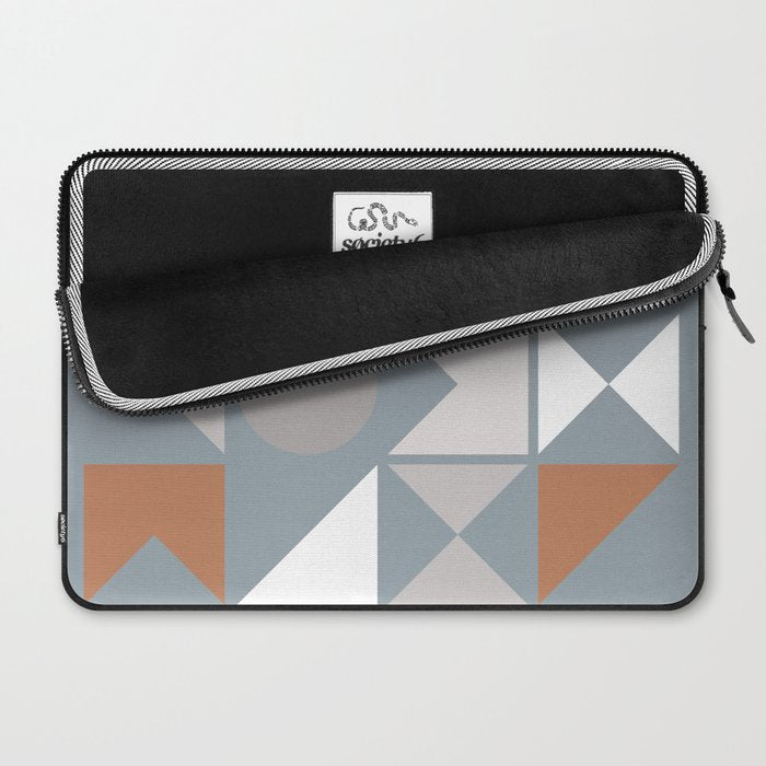 Mid Century Modern Geometric 17 Laptop Sleeve Gallery Image 2