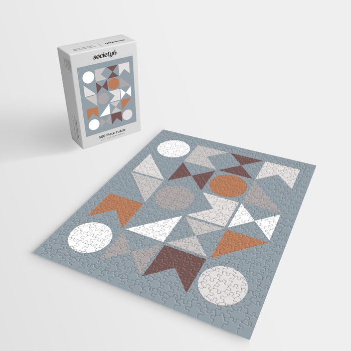 Mid Century Modern Geometric 17 Jigsaw Puzzle Gallery Image 2