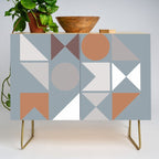 Mid Century Modern Geometric 17 Credenza Gallery Image 1