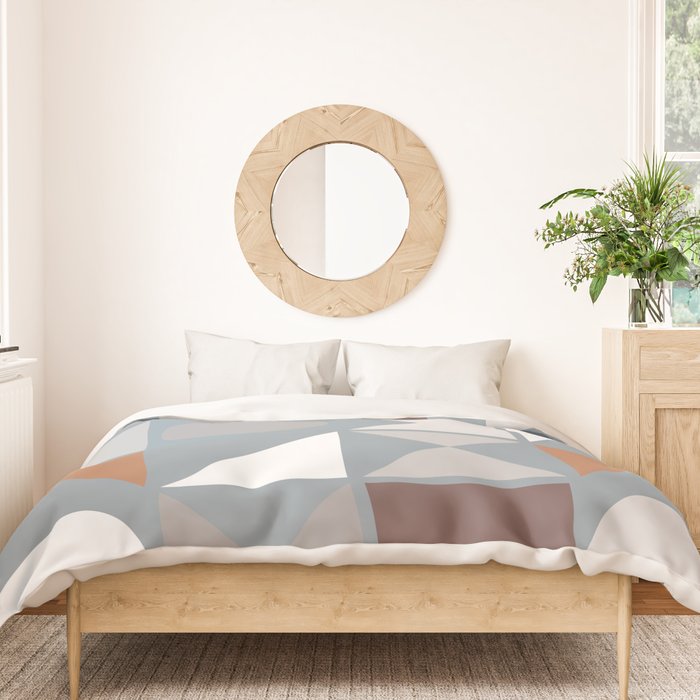 Mid Century Modern Geometric 17 Duvet Cover Gallery Image 3