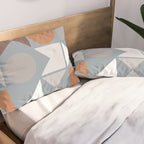 Mid Century Modern Geometric 17 Pillow Sham Gallery Image 2