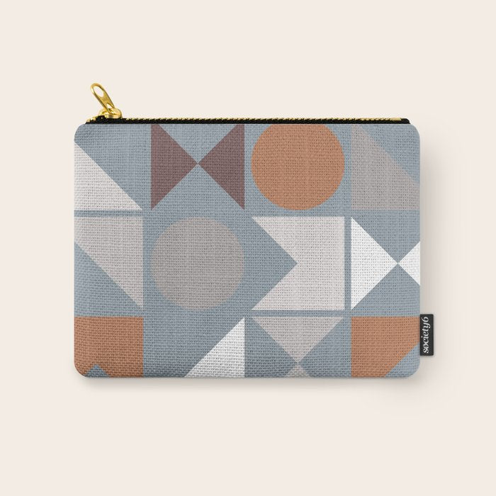Mid Century Modern Geometric 17 Carry All Pouch Gallery Image 1