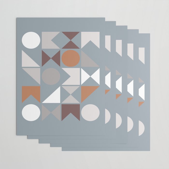 Mid Century Modern Geometric 17 Wrapping Paper Gallery Image 3