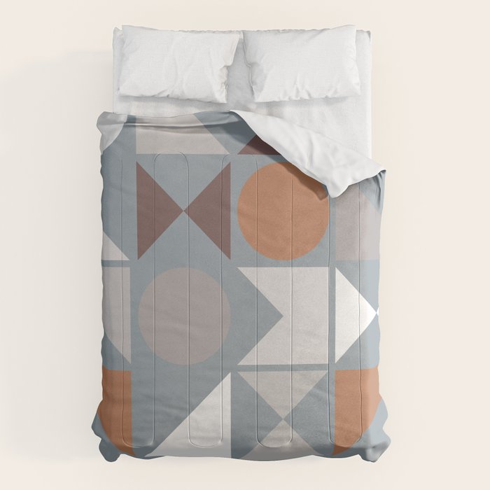 Mid Century Modern Geometric 17 Comforter Gallery Image 6