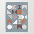 Mid Century Modern Geometric 17 Poster Gallery Image 4