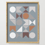 Mid Century Modern Geometric 17 Serving Tray Gallery Image 1