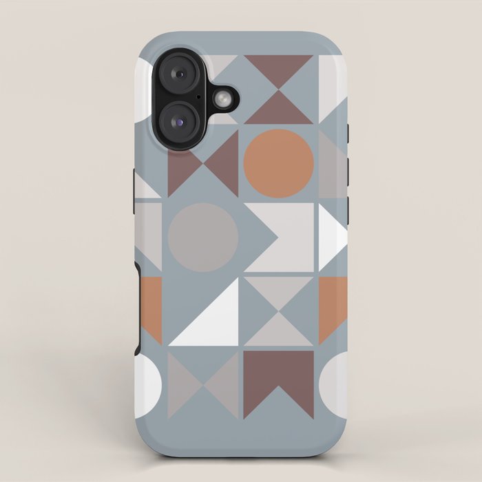 Mid Century Modern Geometric 17 iPhone Case Gallery Image 1