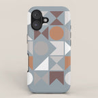 Mid Century Modern Geometric 17 iPhone Case Gallery Image 1