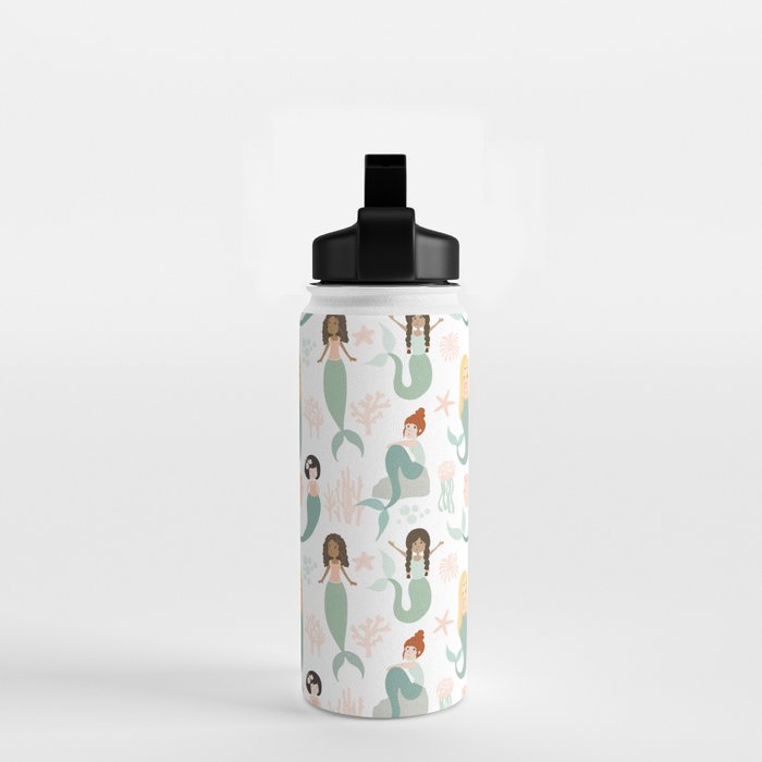 Mermaid Friends, Mermaid Art, Little Mermaids, Mermaid Decor, Nursery Water Bottle Gallery Image 2