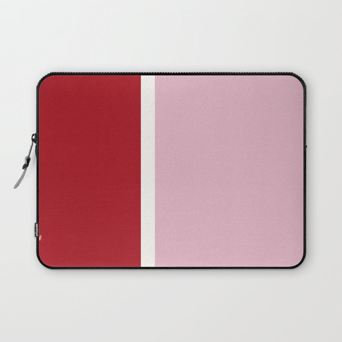 Color Block IV Pink Red Laptop Sleeve Gallery Image 1