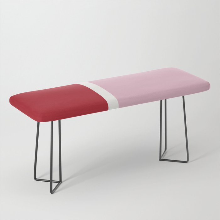 Color Block IV Pink Red Bench Gallery Image 1