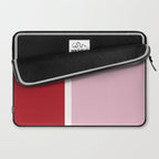 Color Block IV Pink Red Laptop Sleeve Gallery Image 2