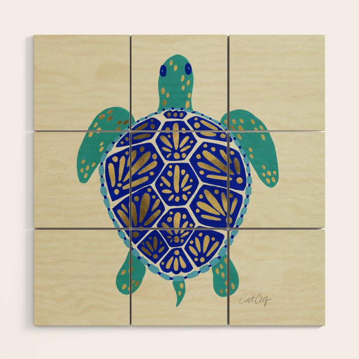Sea Turtle Wood Wall Art Gallery Image 1