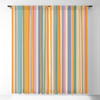 Classic Stripes VI - Vintage Pastel Window Curtain Gallery Image 5