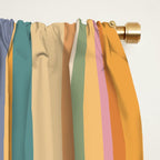 Classic Stripes VI - Vintage Pastel Window Curtain Gallery Image 2