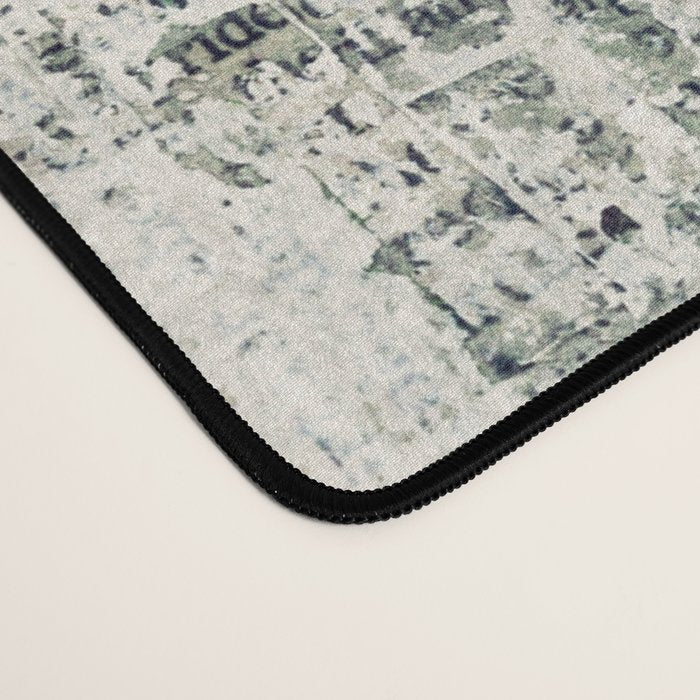 minimal collage/ landscape flower Desk Mat Gallery Image 4