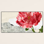 minimal collage/ landscape flower Desk Mat Gallery Image 3