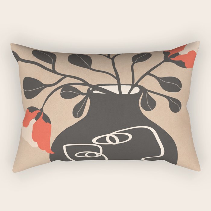 Whispers in Bloom 3 Rectangular Pillow Gallery Image 1