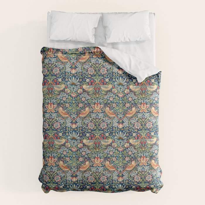 Strawberry Thief by William Morris Comforter Gallery Image 6