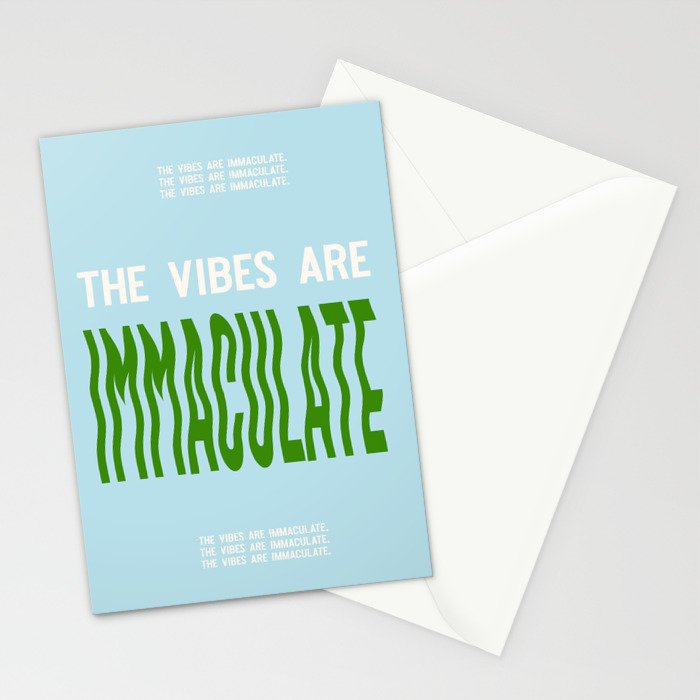 Immaculate Vibes Stationery Card Gallery Image 2