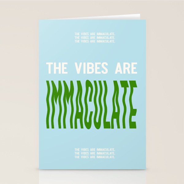 Immaculate Vibes Stationery Card Gallery Image 2
