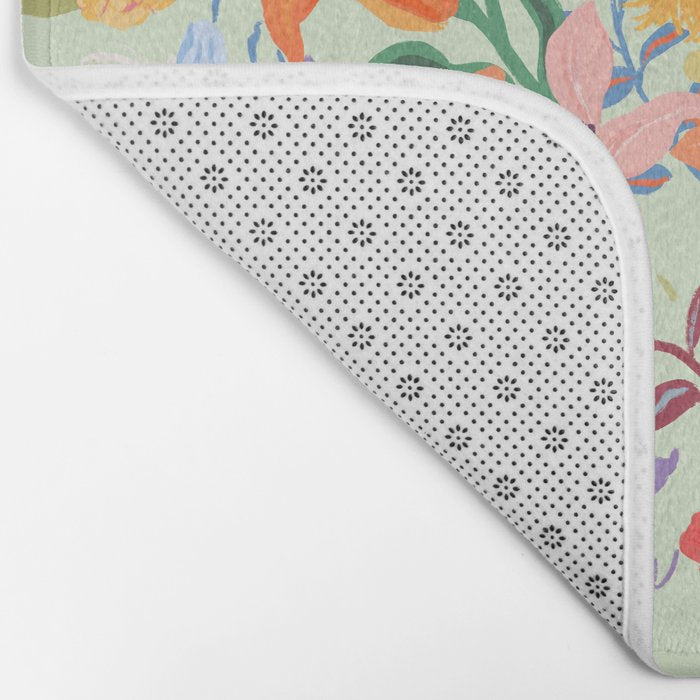 Splendid Flowers Bath Mat Gallery Image 2