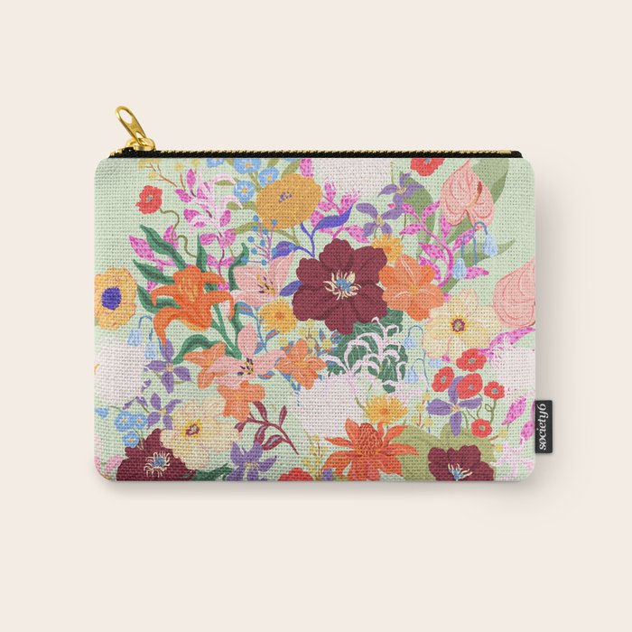 Splendid Flowers Carry All Pouch Gallery Image 1