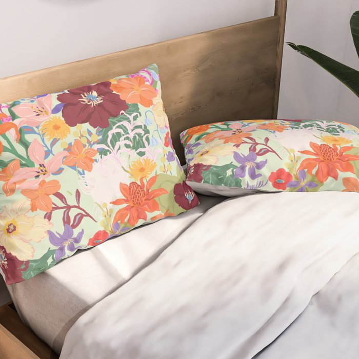 Splendid Flowers Pillow Sham Gallery Image 2