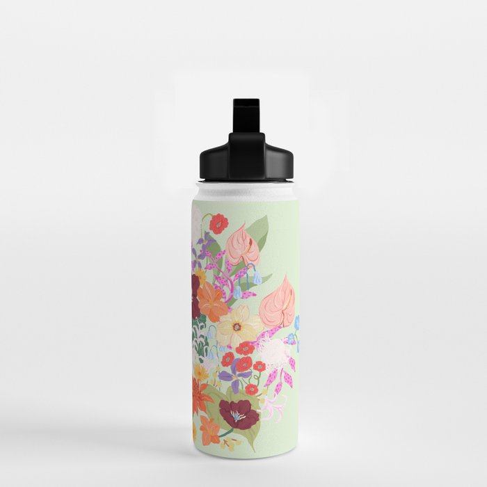Splendid Flowers Water Bottle Gallery Image 2