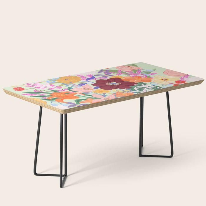 Splendid Flowers Coffee Table Gallery Image 1